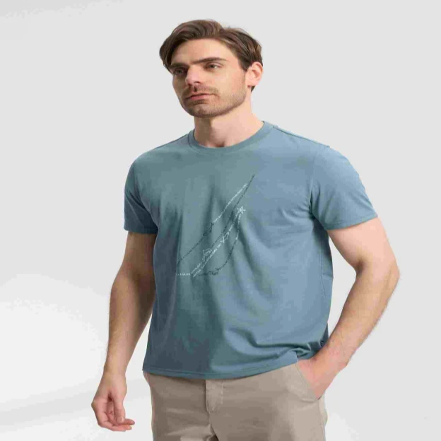 诺帝卡 百搭舒适短袖圆领T恤-232TO320341H