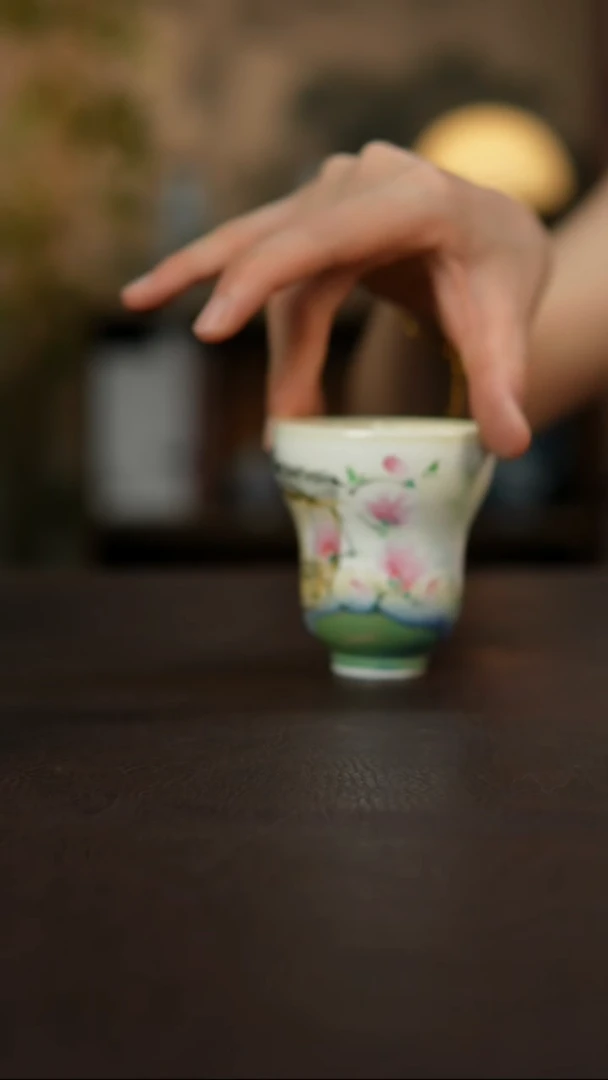 杯景德镇陶瓷杯碗柴烧多人