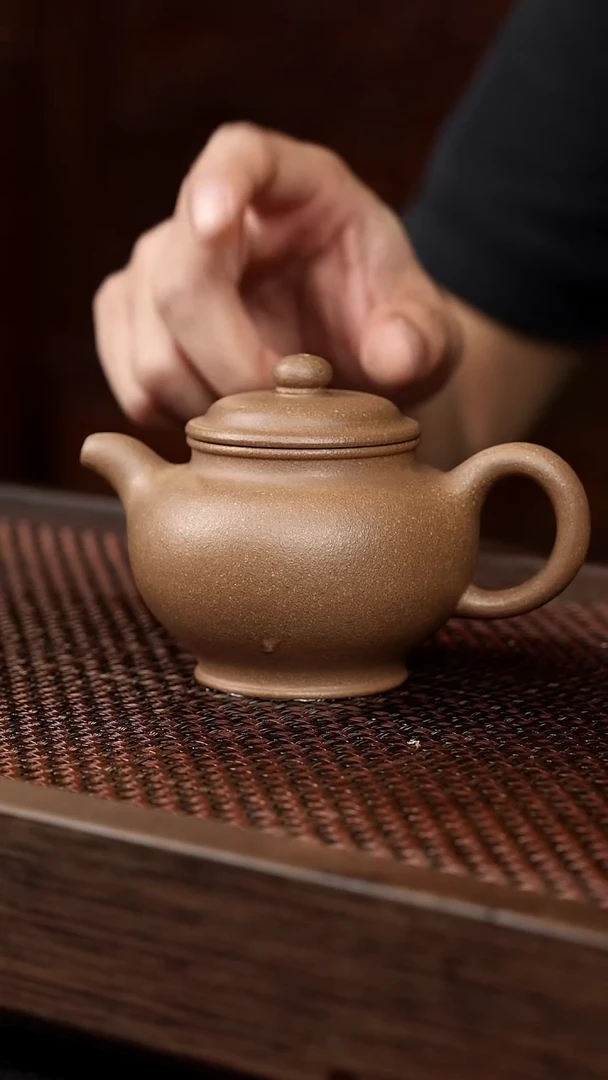 茶壶紫砂芝麻绿掇只