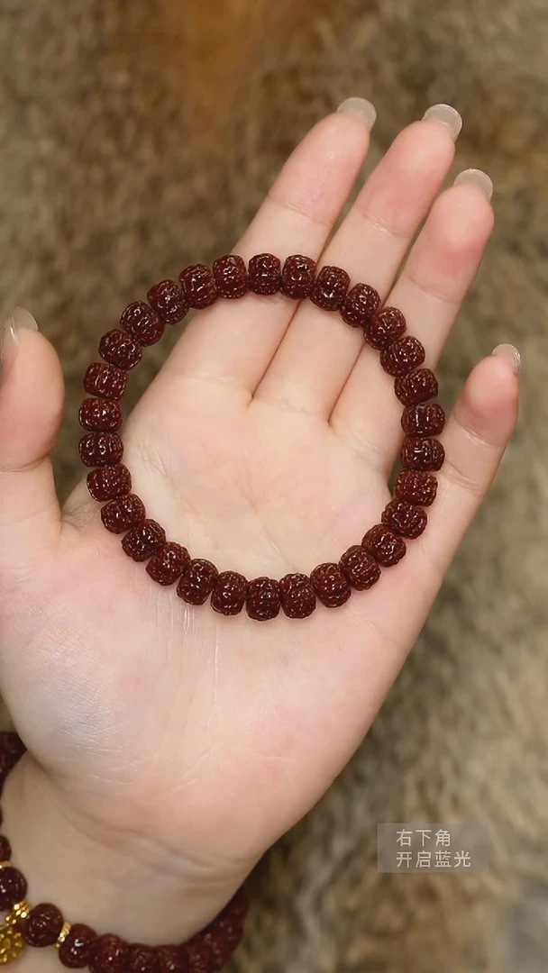 手串星月菩提雪*️树王单圈