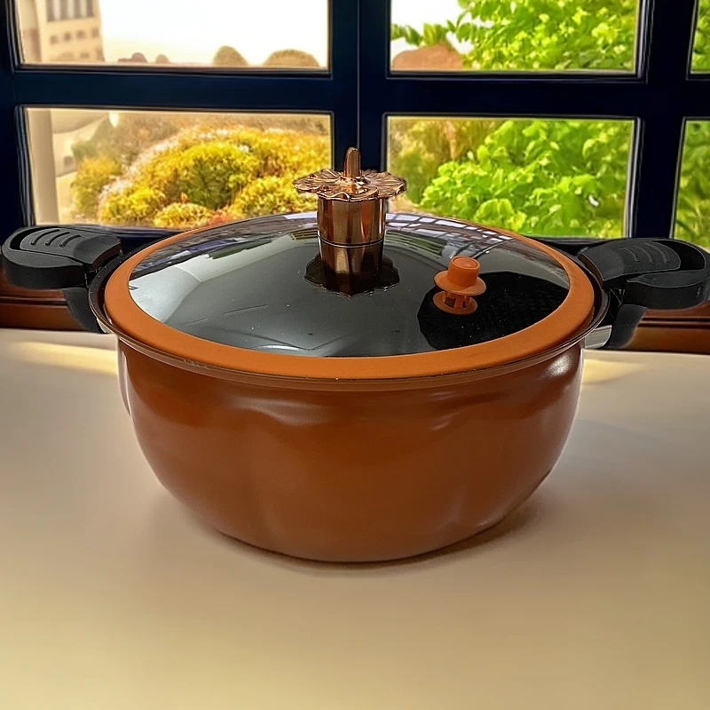 【新疆包邮】南瓜微压锅多功能锅8L大容量