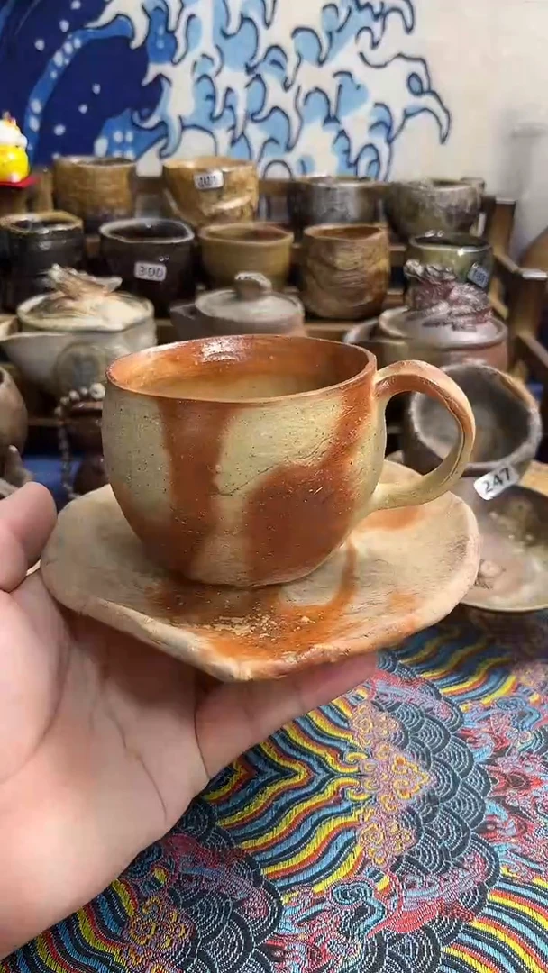 咖啡日式备前烧茶具茶器茶周边