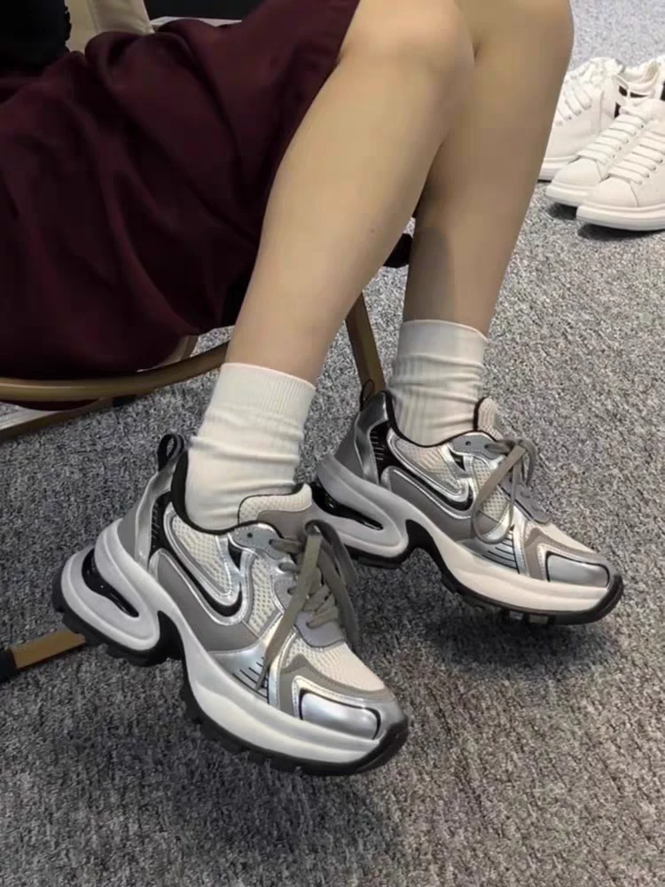 2319老爹鞋女ins潮新款轻便厚底增高百搭休闲运动鞋