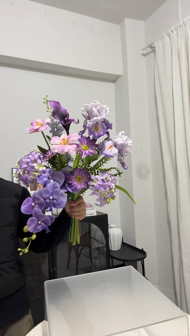 浅紫花束（不含花瓶）双十一上新福利