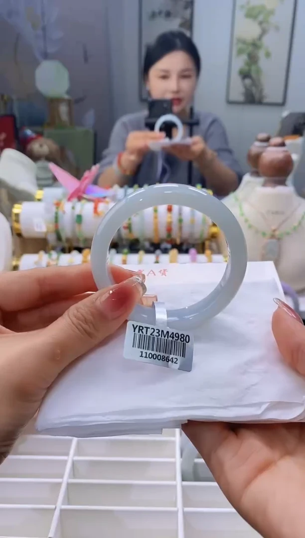 未镶嵌手镯翡翠122号55.4/11.8*7.9