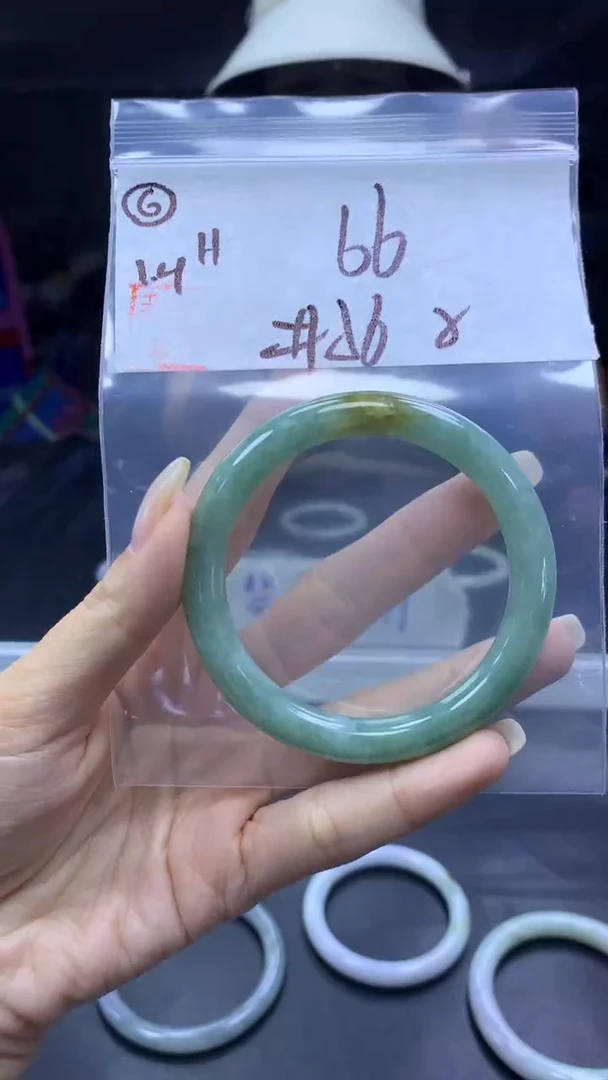 未镶嵌定制翡翠6手镯56纹+66元+拍一发一