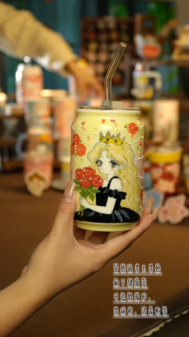 景德镇陶瓷手工手绘&A646