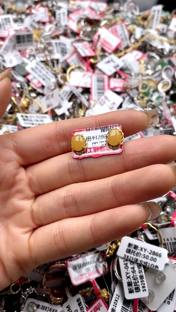 【闪购商品】翡翠戒指银S925镶嵌22222222    1