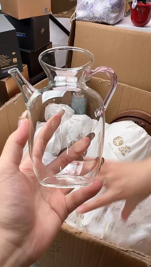 禾墨 仿宋执壶 浅粉色