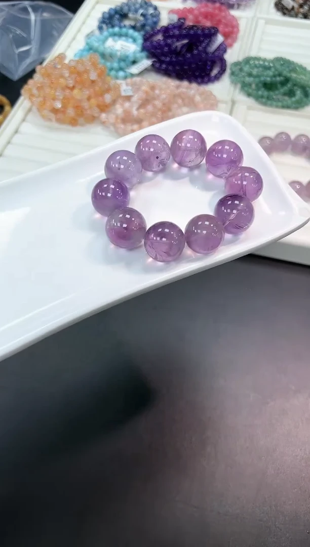 【闪购商品】水晶手串未镶嵌92f多样性发其一/1条默认微瑕