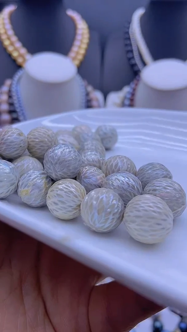 未镶嵌淡水珍珠原创设计1