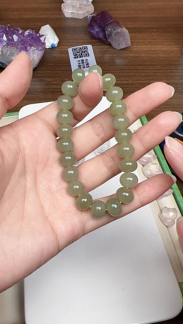 未镶嵌手链和田玉悦3411 约10mm