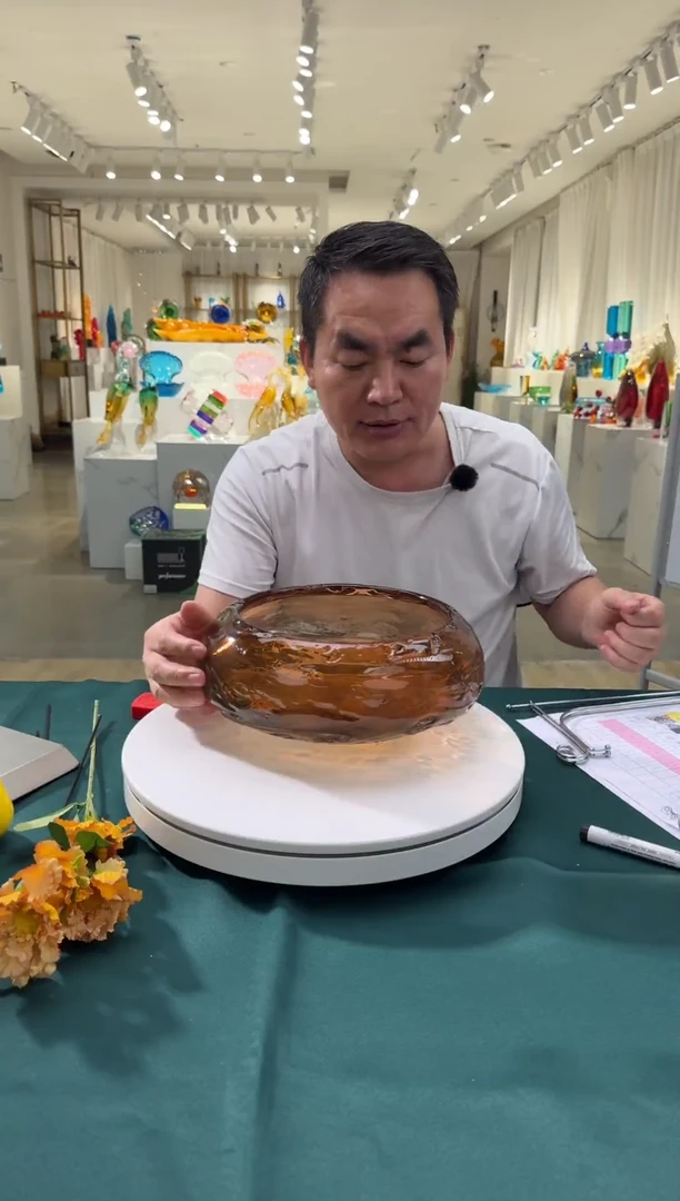 摆件水晶琉璃果碗Y25091106L