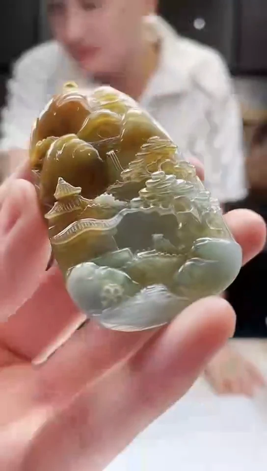 翡翠未镶嵌吊坠(不含链)多样性发其一41