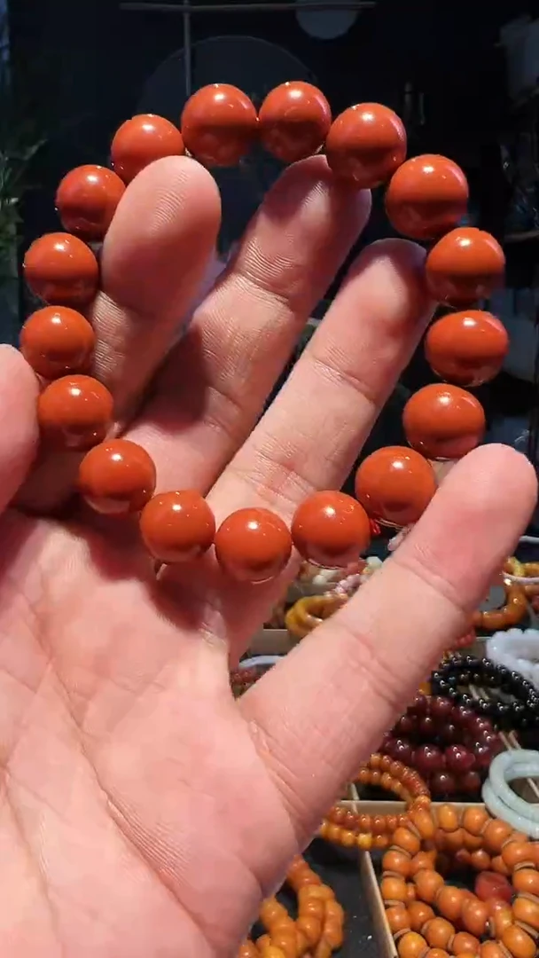 【闪购商品】南红玛瑙手串未镶嵌12+单圈