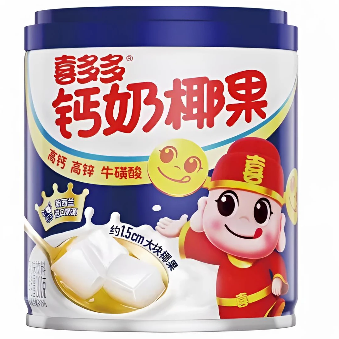 喜多多钙奶椰果200g罐装*9