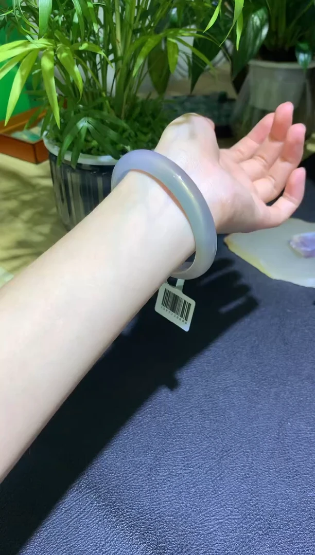 手镯玛瑙/玉髓未镶嵌紫绿