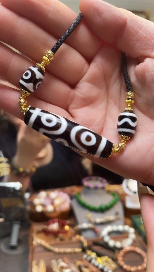 【闪购商品】柏香籽/百香籽把件0210-17黑白六眼