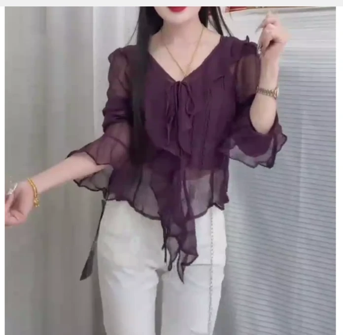 2025早秋时尚潮流百搭爆款女装仙V122