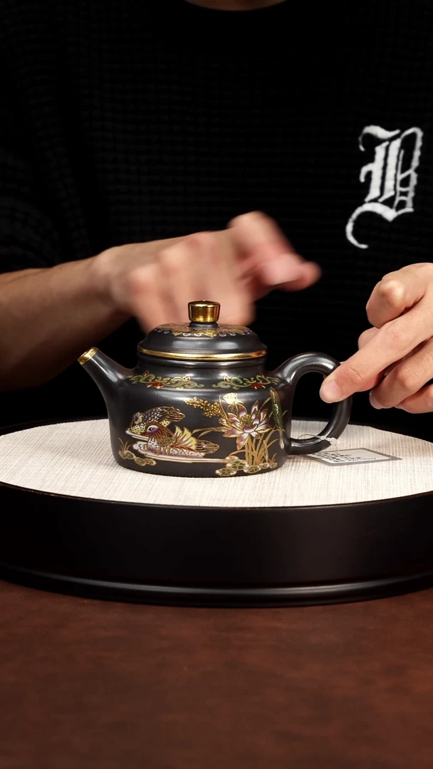 茶壶紫砂高黑料 德钟