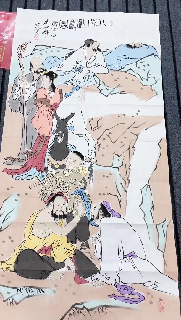 精品国画人物作品