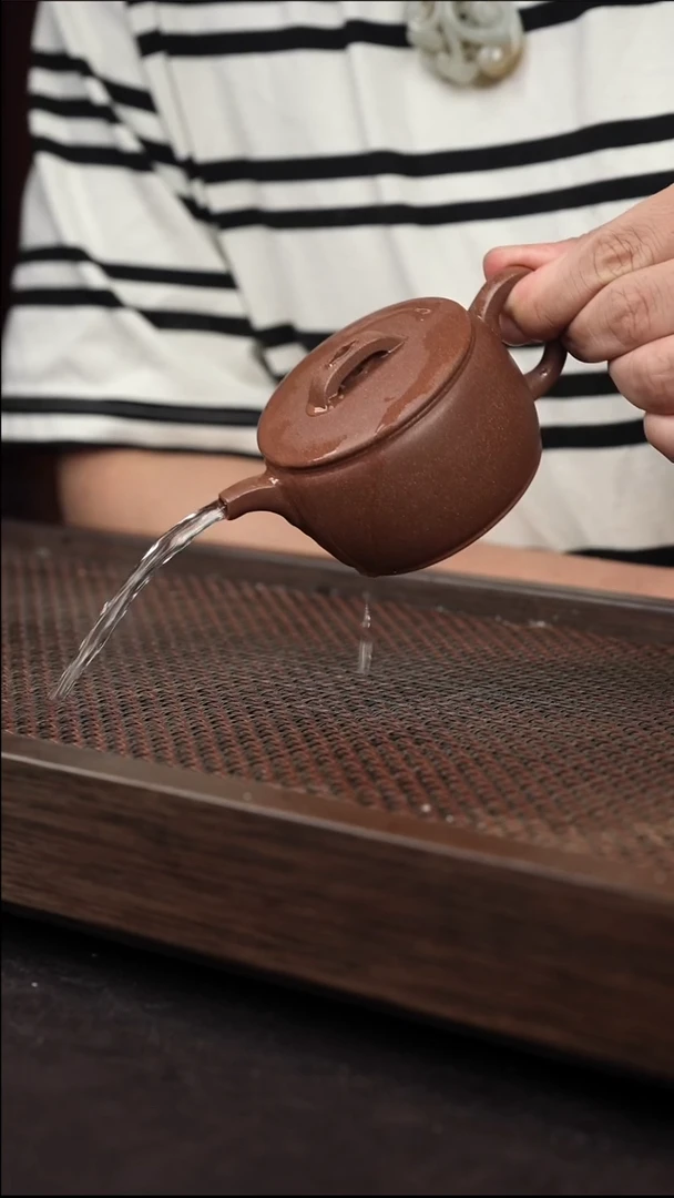 茶壶紫砂老段泥折嘴汉瓦