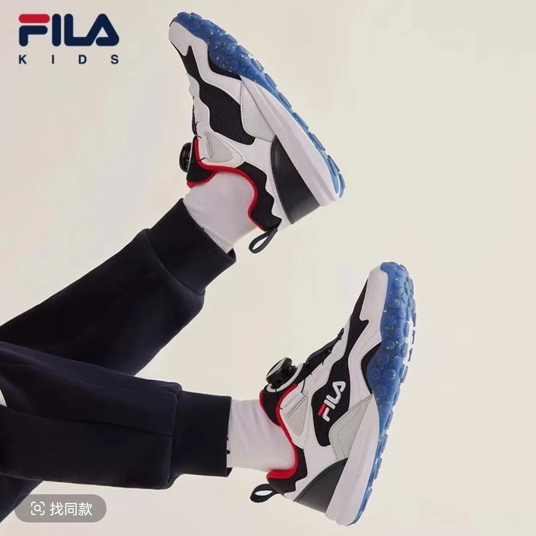 【漫步者】斐乐儿童春季新款大童运动鞋休闲缓震透气跑鞋K65B411106