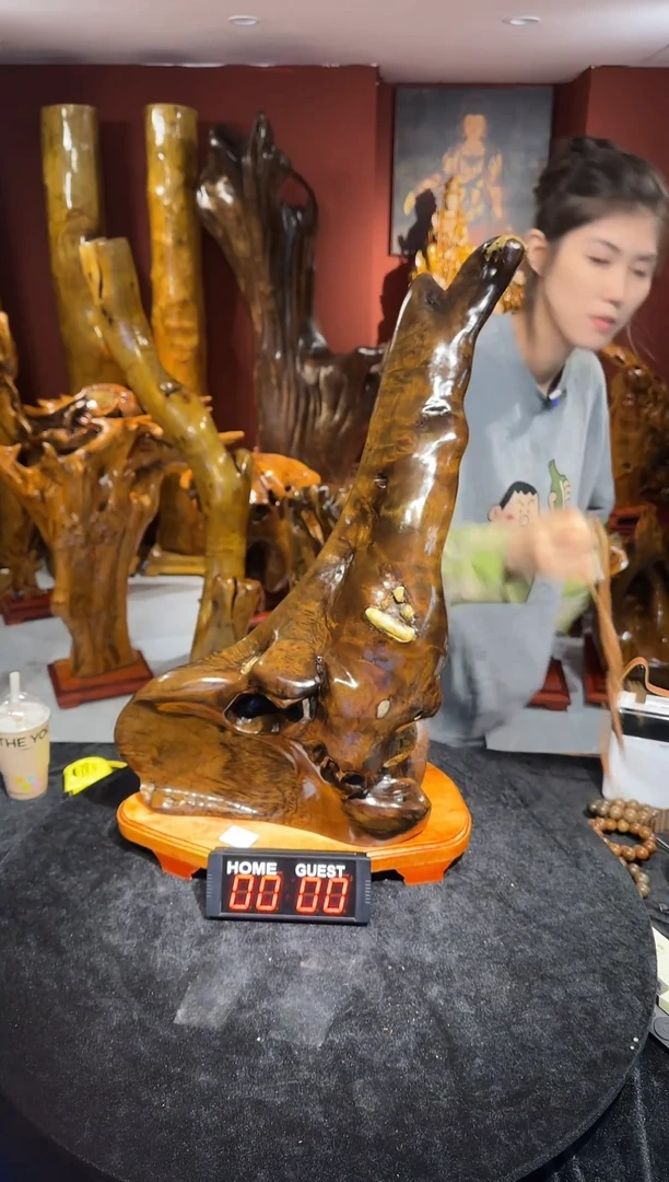 金丝楠用****0金丝楠木随形孤品摆件274