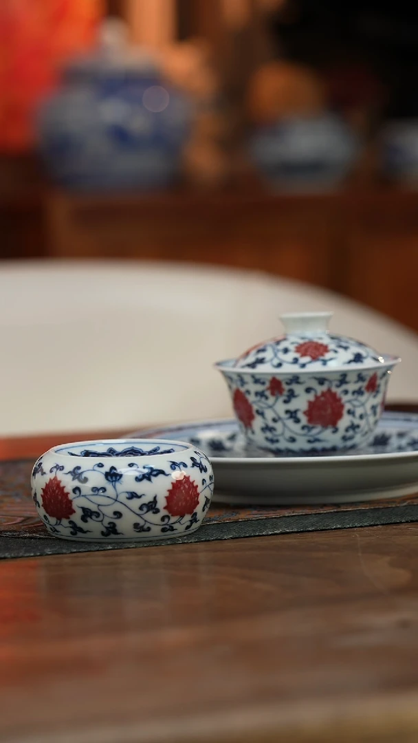 【闪购商品】阳春白雪缠枝莲套组