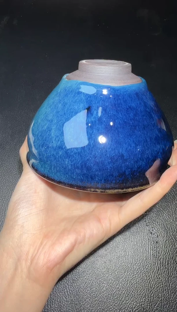 茶盏余旋回蓝点茶192