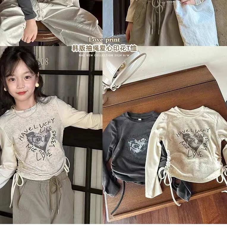 女童辣妹裤打底衫534