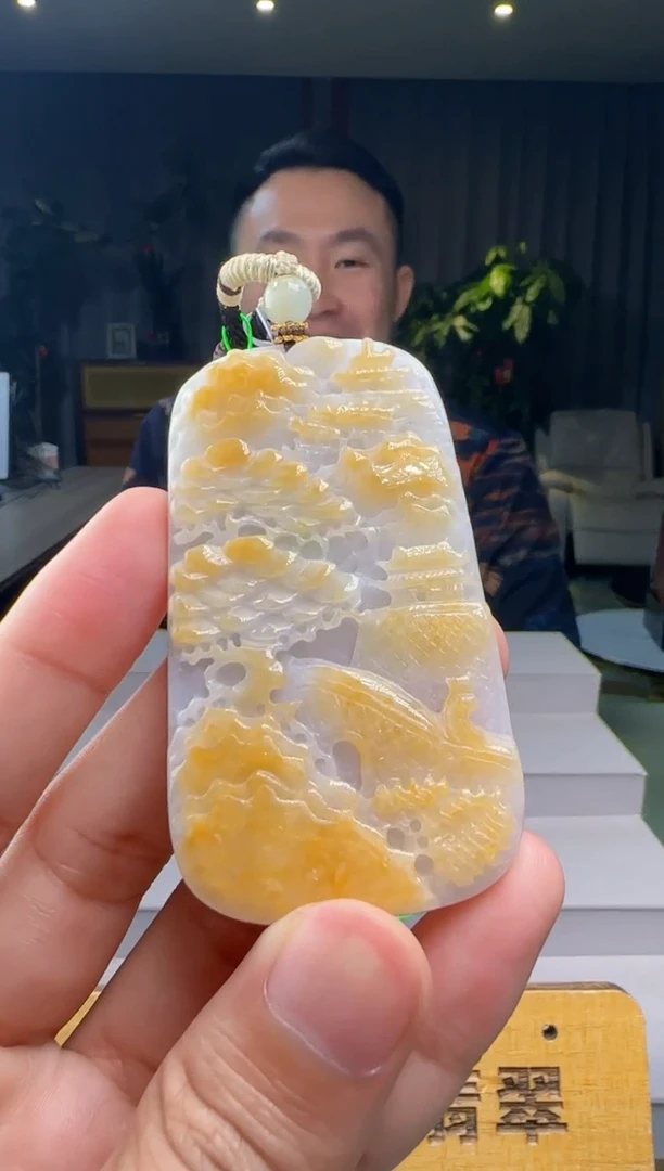 翡翠未镶嵌颈饰XM@@60B7J15591