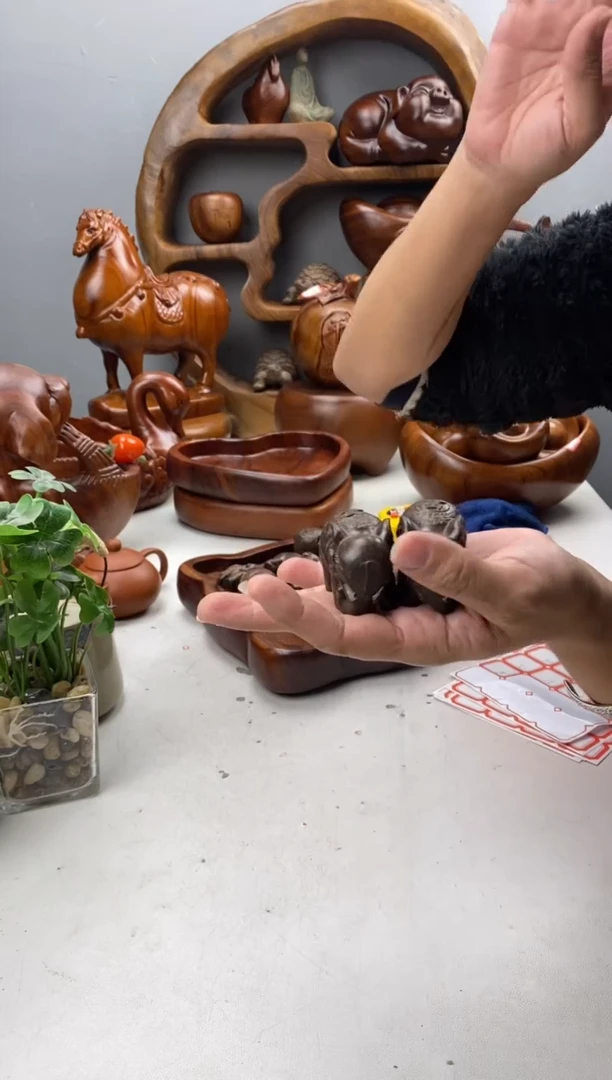 香樟木8东非黑檀木富贵象