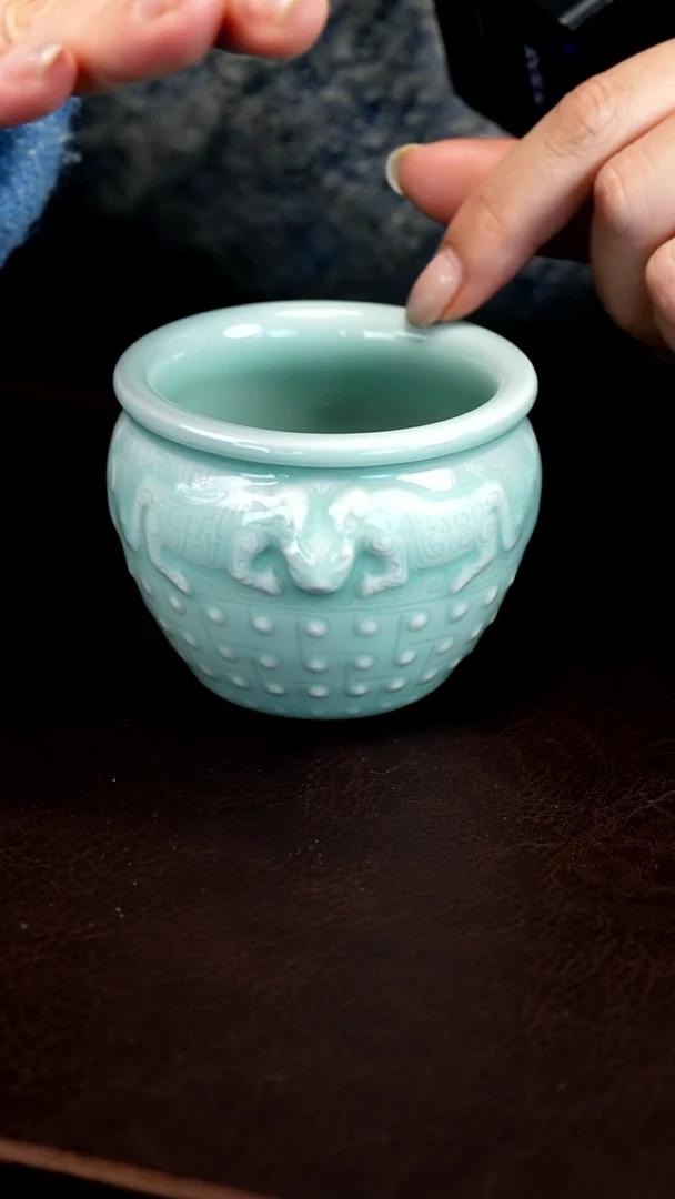 青瓷手工茶器包邮