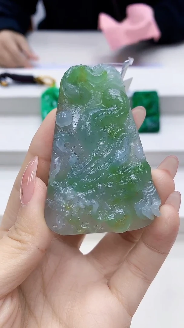 未镶嵌定制翡翠4688ty-毛货挂件76