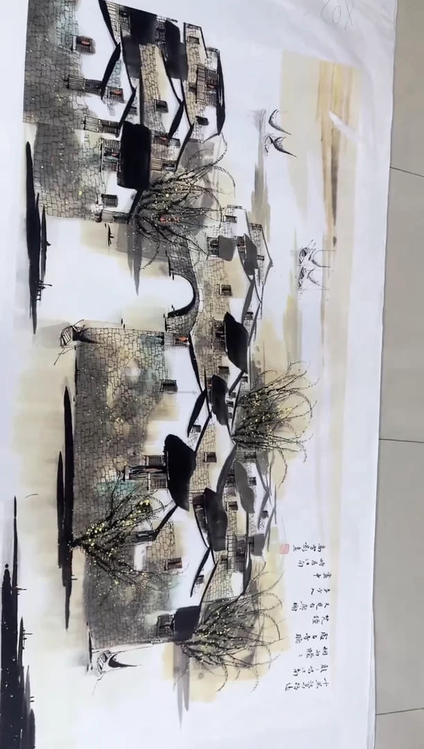 国画九霄甄选国画作品x026