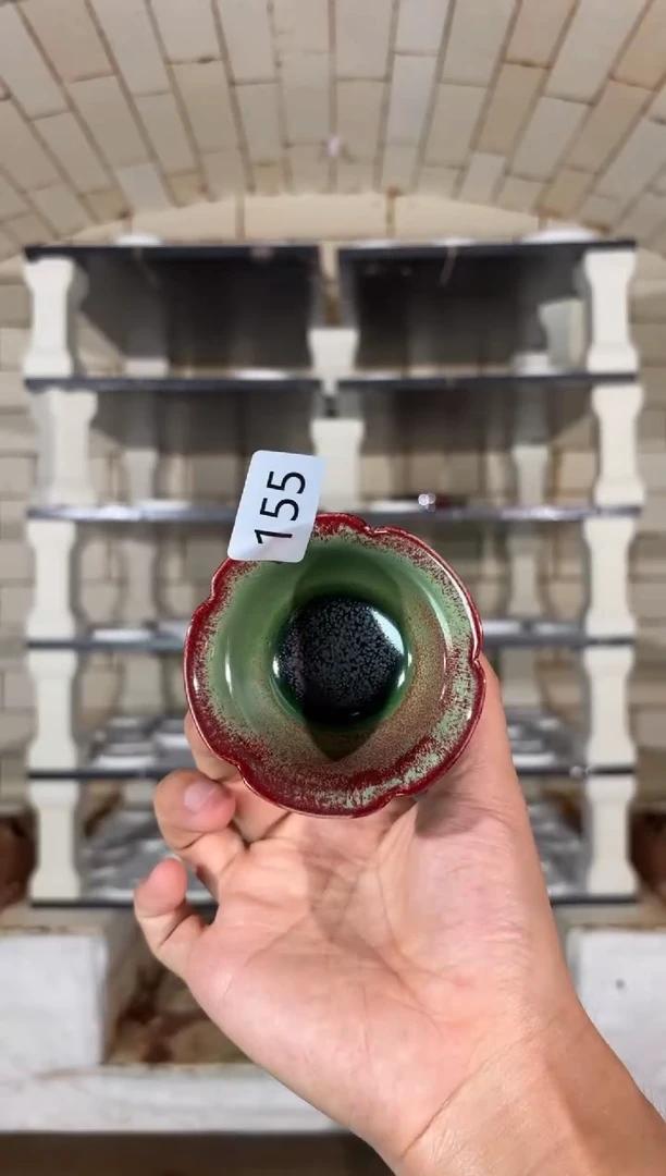 摆件精品窑变钧瓷茶器