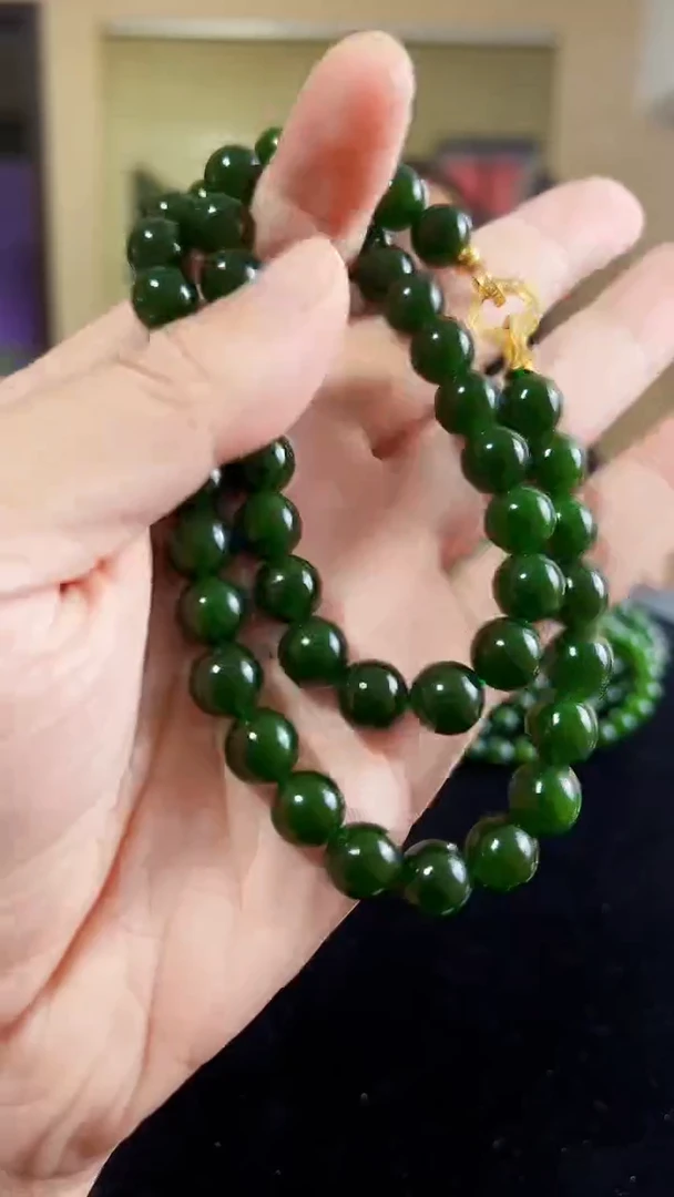项链未镶嵌和田玉（碧玉）10