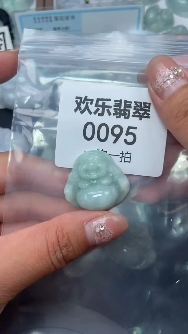 颈饰未镶嵌翡翠缅甸天然翡翠0095