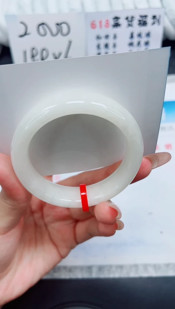 和田玉手镯未镶嵌HT41-54.5