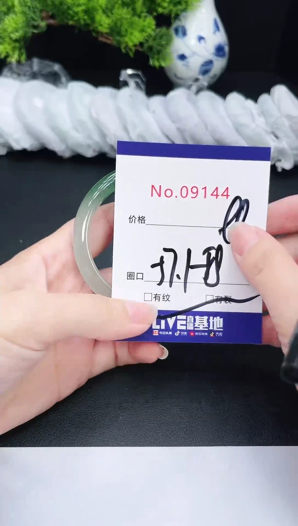 未镶嵌手镯翡翠9144
