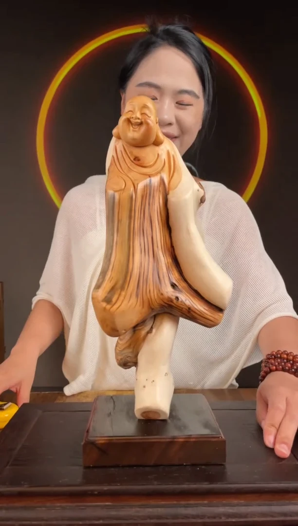 柏木（崖柏）手工摆件,先抢先得! 编号:45