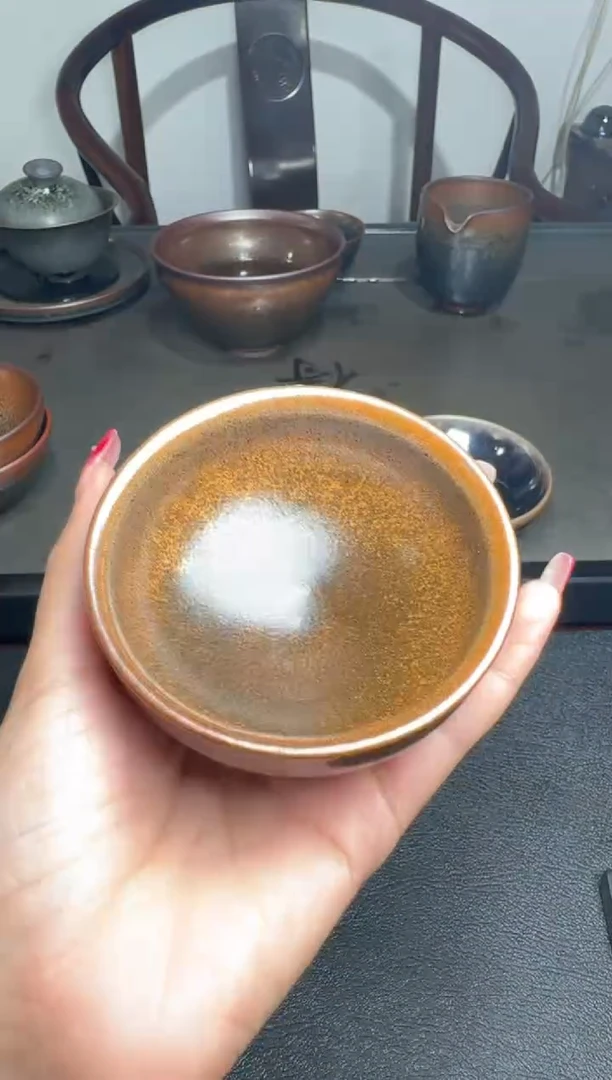 【闪购商品】茶盏严柳忠柴烧盏271
