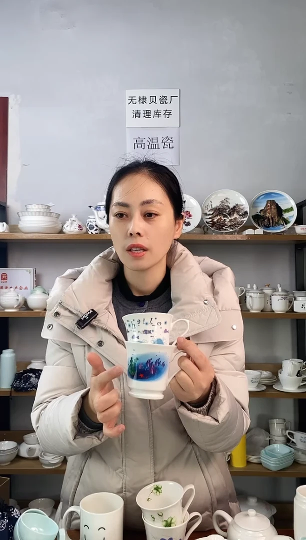 2#韩国杯海洋风情花色随机二个