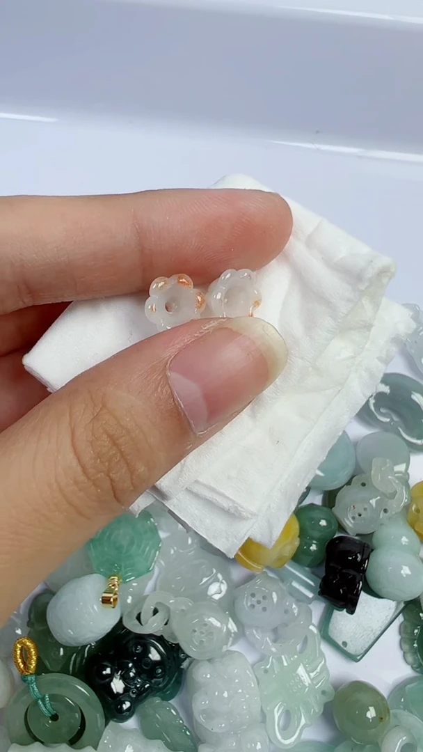 散珠翡翠890号链接，A货翡翠