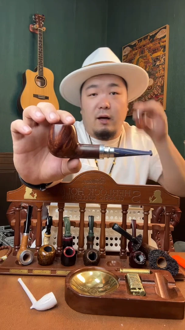 石楠木木雕款意大利进口石楠木烟斗