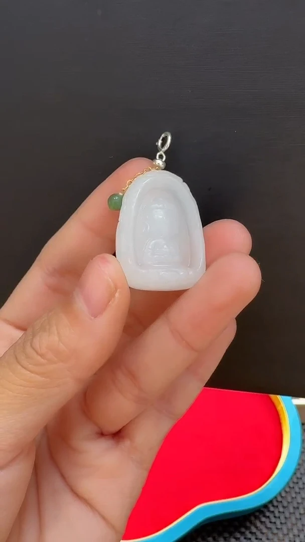 颈饰未镶嵌和田玉ZJJ25 无相佛 多样性发其一