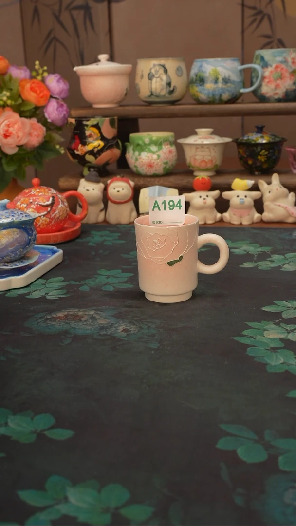 壹心  仙女粉玫瑰迷你马克杯194