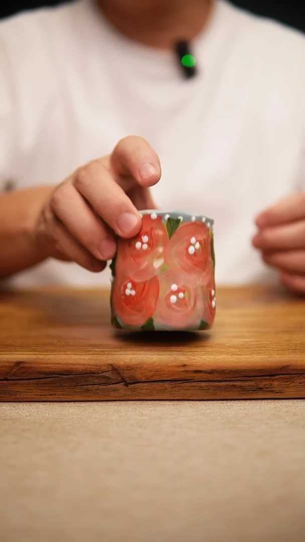 @@陶园瓷舍@@纯手工手绘@高温釉下彩