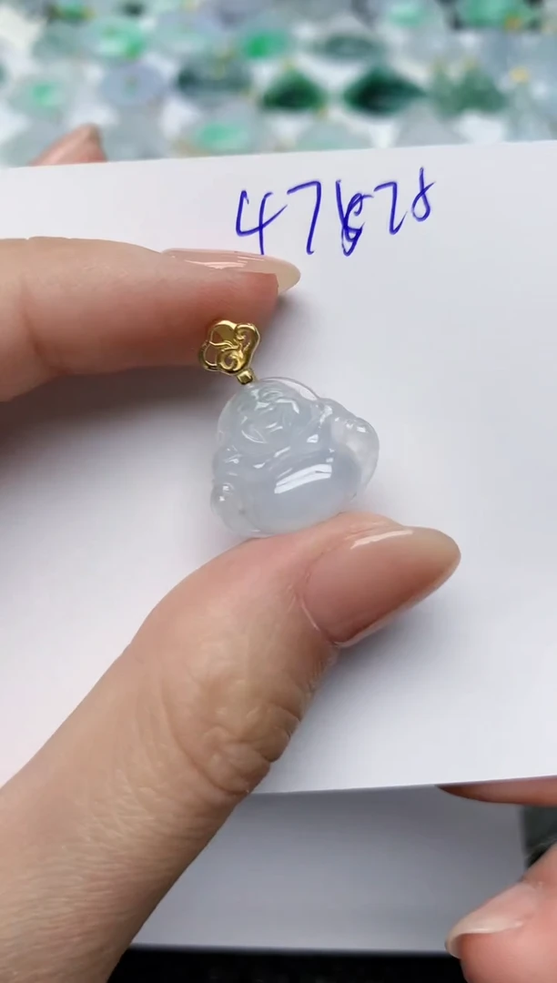 颈饰未镶嵌翡翠天然缅甸A货翡翠百元以上9元证书费自理